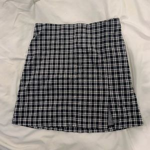 HM Plaid Skirt